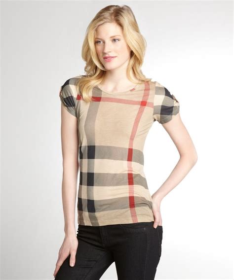 burberry t shirts women'|burberry shirt women outfit.